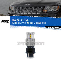 Luci diurne LED T25 per Jeep Compass  2006 - 2016