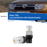 Luci posizione LED Dacia Duster  con luci diurne: T20 Gear