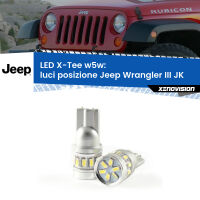 Luci posizione LED per Jeep Wrangler III JK 2006-2016: W5W X-Tee