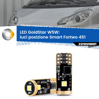 Luci posizione LED Smart Fortwo 451 2007-2014: T10 GoldStar