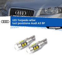 Luci posizione LED W5W Audi A3 8P 2003-2008 W5W Tube