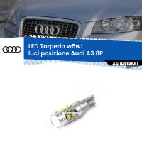 Luci posizione LED W5W per Audi A3 8P 2003-2008: W5W Torpedo