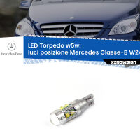 Luci posizione LED W5W per Mercedes Classe-B W245 2005-2011: W5W Torpedo