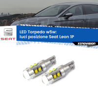 Luci posizione LED W5W Seat Leon 1P 2005-2012 W5W Tube