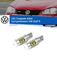 Luci posizione LED W5W VW Golf 5  2003-2009 W5W Tube