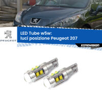 Luci posizione LED W5W Peugeot 207  2006-2015 W5W Tube