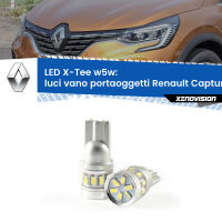 Luci Vano Portaoggetti LED per Renault Captur II JB/JE in poi: W5W X-Tee