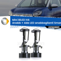 Mini BiLED: Proiettori H4 per Smart Fortwo 453 2014 in poi