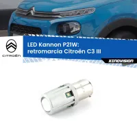 Retromarcia LED Citroën C3 III 2016 in poi: P21W Kannon