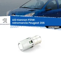 Retromarcia LED Peugeot 206  1998 - 2009: P21W Kannon