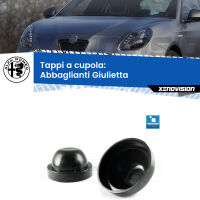 Tappi a cupola per Abbaglianti  Alfa romeo Giulietta  2010 in poi (Coppia)