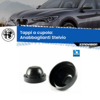 Tappi a cupola per Anabbaglianti D3S Alfa romeo Stelvio  2016 in poi (Coppia)