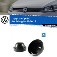 Tappi a cupola per Anabbaglianti D3S VW Golf 7  2012 - 2019 (Coppia)