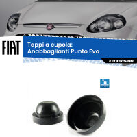 Tappi a cupola per Anabbaglianti H4 Fiat Punto Evo  2009 - 2015 (Coppia)