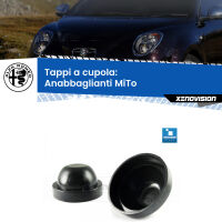 Tappi a cupola per Anabbaglianti H7 Alfa romeo MiTo  2008 - 2018 (Coppia)