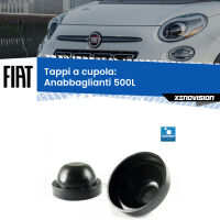 Tappi a cupola per Anabbaglianti H7 Fiat 500L  2012 - 2018 (Coppia)