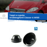 Tappi a cupola per Anabbaglianti H7 Mercedes Classe-A W169 con fari lenticolari (Coppia)