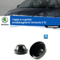 Tappi a cupola per Anabbaglianti H7 Skoda Octavia II 1Z 2004 - 2013 (Coppia)