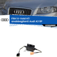 X-VOID: Filtri spegnispia H7 per Anabbaglianti Audi A3 8P 2003 - 2012