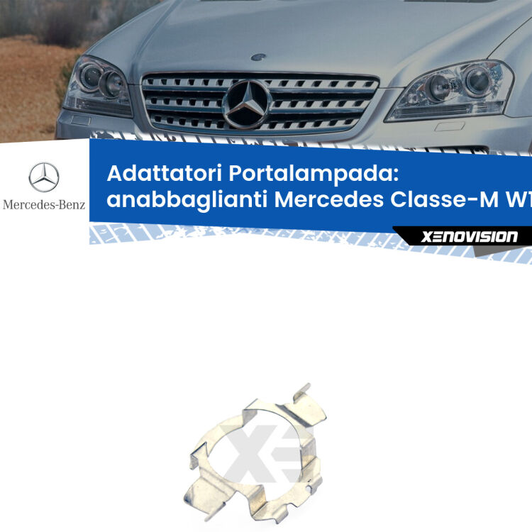 Coppia adattatori portalampada LED per Mercedes Classe-M