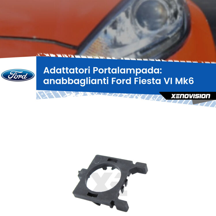 Coppia adattatori portalampada LED per Ford Fiesta VI