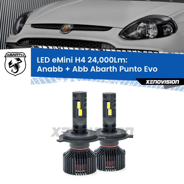 <strong>Kit Anabbaglianti LED per Abarth Punto Evo</strong>  2010 - 2014</strong>  ULTIMI PEZZI IN LIQUIDAZIONE. SENZA GARANZIA