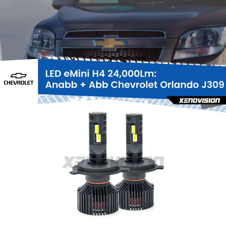 <strong>Kit Anabbaglianti LED per Chevrolet Orlando</strong> J309 2011 - 2019</strong>  ULTIMI PEZZI IN LIQUIDAZIONE. SENZA GARANZIA