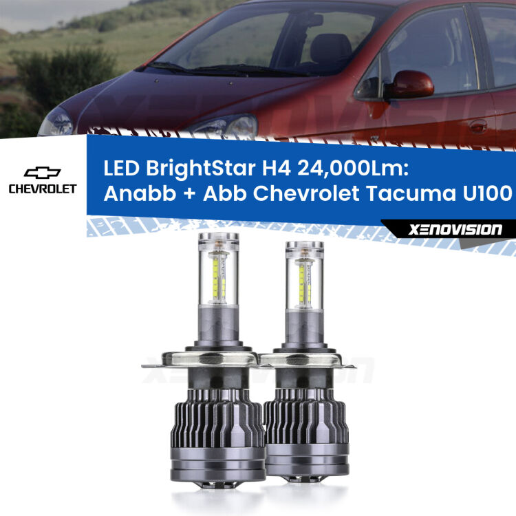 <strong>Kit Anabbaglianti LED per Chevrolet Tacuma</strong> U100 2005 - 2008</strong>: 24.000Lumen, canbus, fatti per durare. Qualità Massima Garantita.