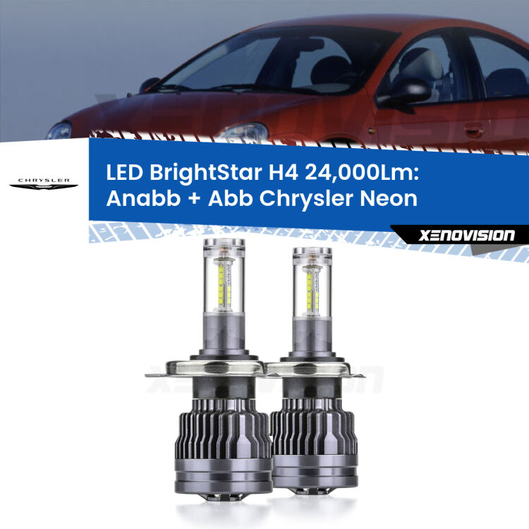 <strong>Kit Anabbaglianti LED per Chrysler Neon</strong>  1994 - 1999</strong>: 24.000Lumen, canbus, fatti per durare. Qualità Massima Garantita.