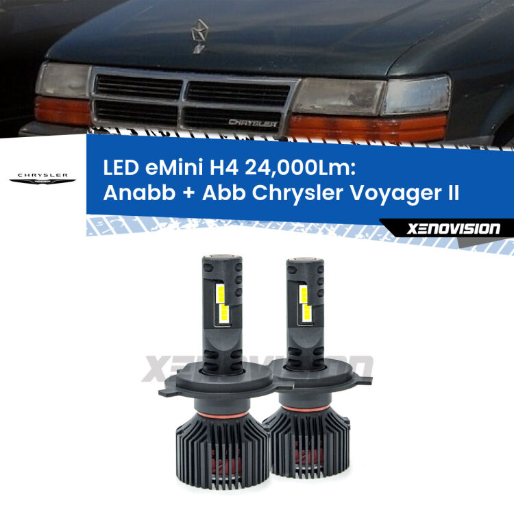 <strong>Kit Anabbaglianti LED per Chrysler Voyager II</strong>  1990 - 1995</strong>  ULTIMI PEZZI IN LIQUIDAZIONE. SENZA GARANZIA