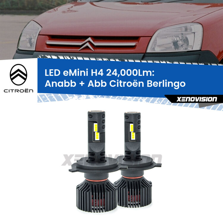 <strong>Kit Anabbaglianti LED per Citroën Berlingo</strong>  1996 - 2007</strong>  ULTIMI PEZZI IN LIQUIDAZIONE. SENZA GARANZIA