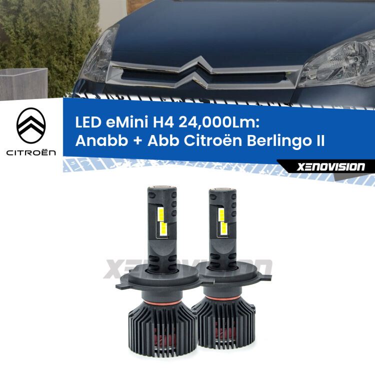 <strong>Kit Anabbaglianti LED per Citroën Berlingo</strong> II 2008 - 2017</strong>  ULTIMI PEZZI IN LIQUIDAZIONE. SENZA GARANZIA