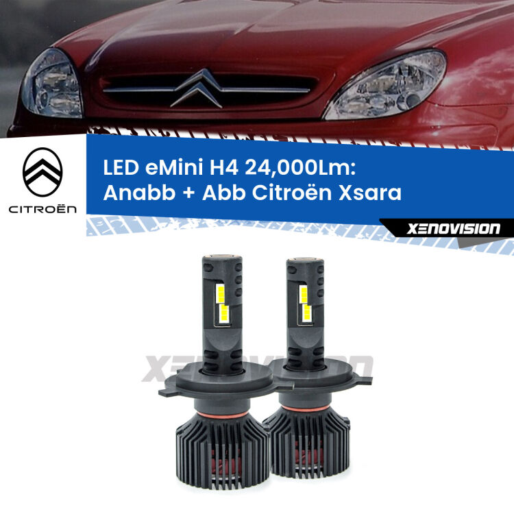 <strong>Kit Anabbaglianti LED per Citroën Xsara</strong>  a parabola singola</strong>  ULTIMI PEZZI IN LIQUIDAZIONE. SENZA GARANZIA