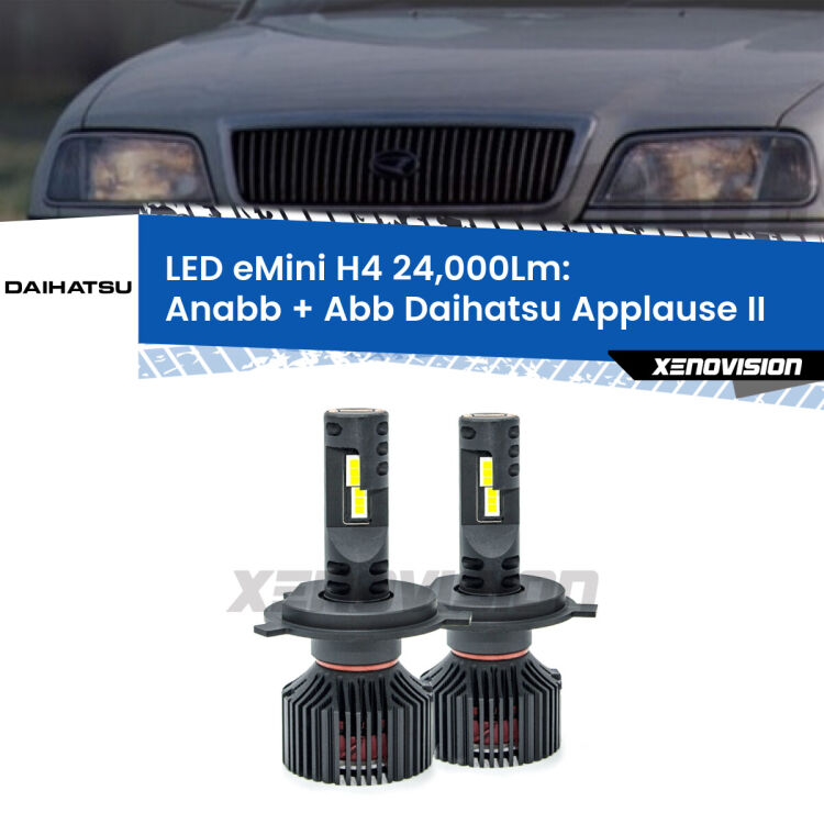 <strong>Kit Anabbaglianti LED per Daihatsu Applause</strong> II 1997 - 2000</strong>  ULTIMI PEZZI IN LIQUIDAZIONE. SENZA GARANZIA