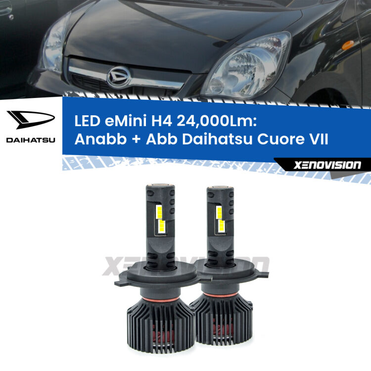 <strong>Kit Anabbaglianti LED per Daihatsu Cuore VII</strong>  2007 - 2018</strong>  ULTIMI PEZZI IN LIQUIDAZIONE. SENZA GARANZIA