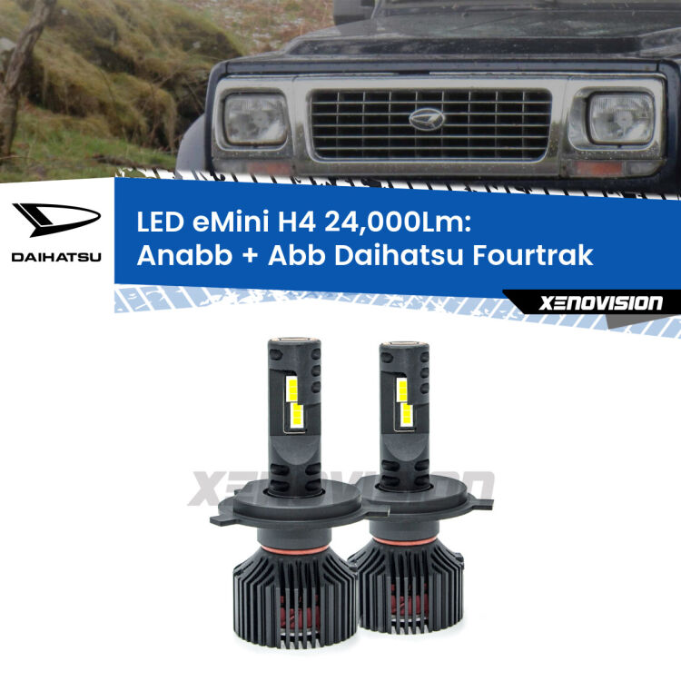 <strong>Kit Anabbaglianti LED per Daihatsu Fourtrak</strong>  1985 - 1998</strong>  ULTIMI PEZZI IN LIQUIDAZIONE. SENZA GARANZIA