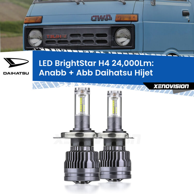 <strong>Kit Anabbaglianti LED per Daihatsu Hijet</strong>  1992 - 2005</strong>: 24.000Lumen, canbus, fatti per durare. Qualità Massima Garantita.