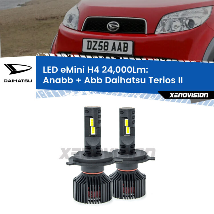 <strong>Kit Anabbaglianti LED per Daihatsu Terios</strong> II a parabola singola</strong>  ULTIMI PEZZI IN LIQUIDAZIONE. SENZA GARANZIA