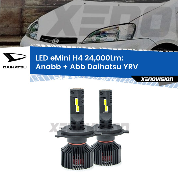 <strong>Kit Anabbaglianti LED per Daihatsu YRV</strong>  2000 - 2005</strong>  ULTIMI PEZZI IN LIQUIDAZIONE. SENZA GARANZIA