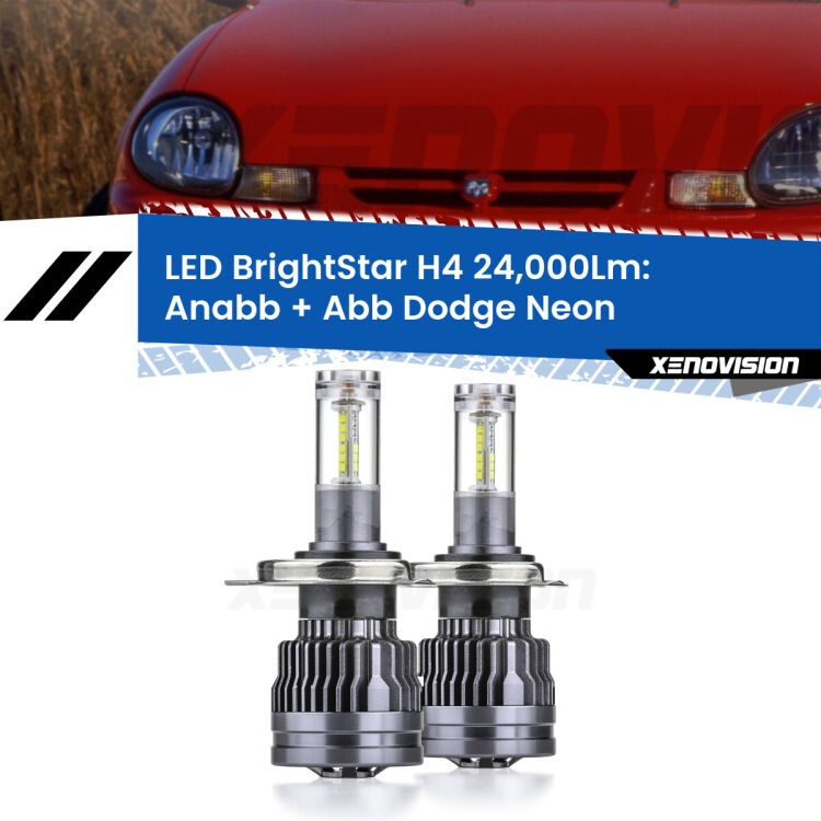 <strong>Kit Anabbaglianti LED per Dodge Neon</strong>  1994 - 1999</strong>: 24.000Lumen, canbus, fatti per durare. Qualità Massima Garantita.