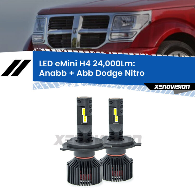 <strong>Kit Anabbaglianti LED per Dodge Nitro</strong>  2006 - 2012</strong>  ULTIMI PEZZI IN LIQUIDAZIONE. SENZA GARANZIA