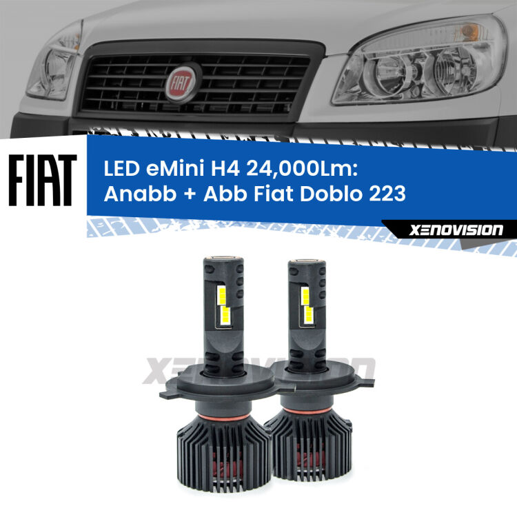 <strong>Kit Anabbaglianti LED per Fiat Doblo</strong> 223 2000 - 2010</strong>  ULTIMI PEZZI IN LIQUIDAZIONE. SENZA GARANZIA