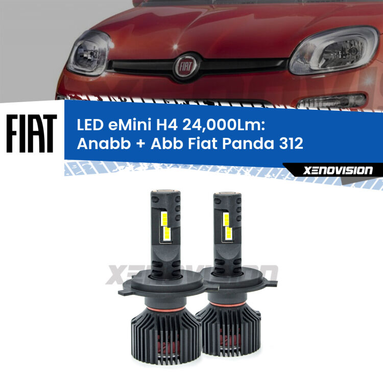 <strong>Kit Anabbaglianti LED per Fiat Panda</strong> 312 2012 in poi</strong>  ULTIMI PEZZI IN LIQUIDAZIONE. SENZA GARANZIA