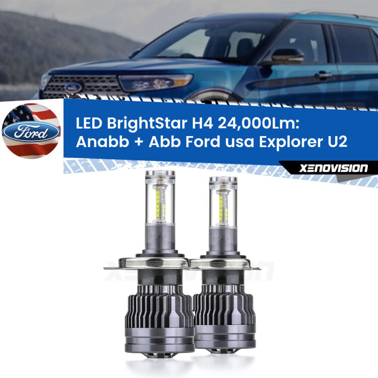 <strong>Kit Anabbaglianti LED per Ford usa Explorer</strong> U2 1995 - 2001</strong>: 24.000Lumen, canbus, fatti per durare. Qualità Massima Garantita.