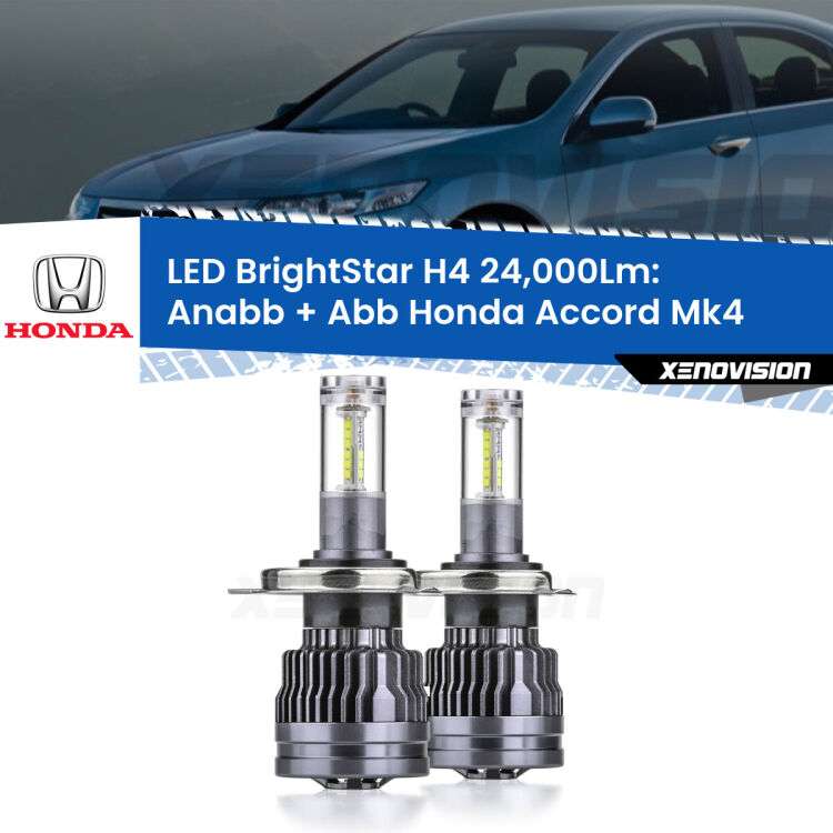 <strong>Kit Anabbaglianti LED per Honda Accord</strong> Mk4 1990 - 1993</strong>: 24.000Lumen, canbus, fatti per durare. Qualità Massima Garantita.