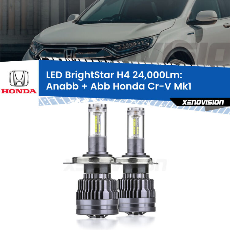 <strong>Kit Anabbaglianti LED per Honda Cr-V</strong> Mk1 1995 - 2000</strong>: 24.000Lumen, canbus, fatti per durare. Qualità Massima Garantita.