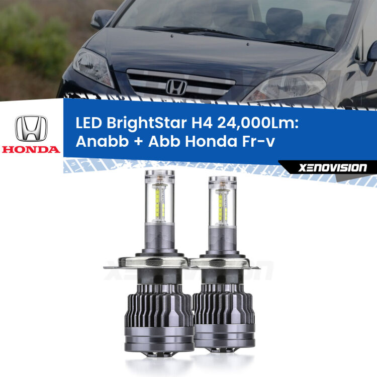 <strong>Kit Anabbaglianti LED per Honda Fr-v</strong>  2004 - 2009</strong>: 24.000Lumen, canbus, fatti per durare. Qualità Massima Garantita.