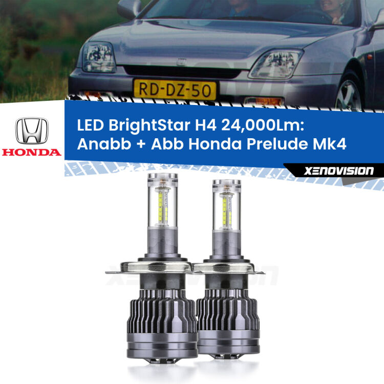 <strong>Kit Anabbaglianti LED per Honda Prelude</strong> Mk4 1992 - 1996</strong>: 24.000Lumen, canbus, fatti per durare. Qualità Massima Garantita.