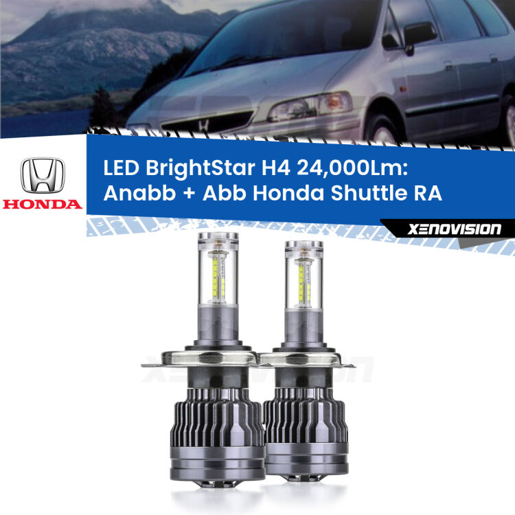 <strong>Kit Anabbaglianti LED per Honda Shuttle</strong> RA 1994 - 2004</strong>: 24.000Lumen, canbus, fatti per durare. Qualità Massima Garantita.