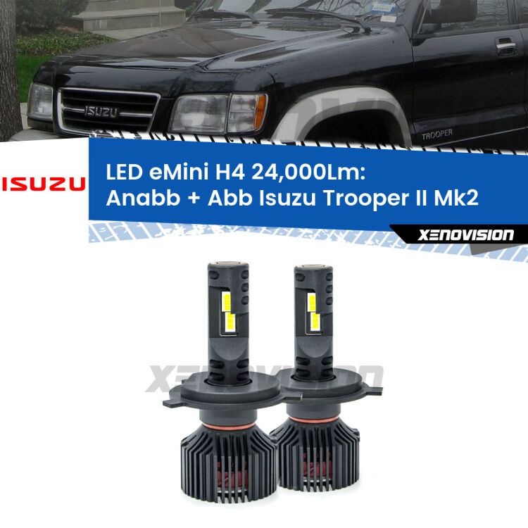 <strong>Kit Anabbaglianti LED per Isuzu Trooper II</strong> Mk2 1991 - 2002</strong>  ULTIMI PEZZI IN LIQUIDAZIONE. SENZA GARANZIA